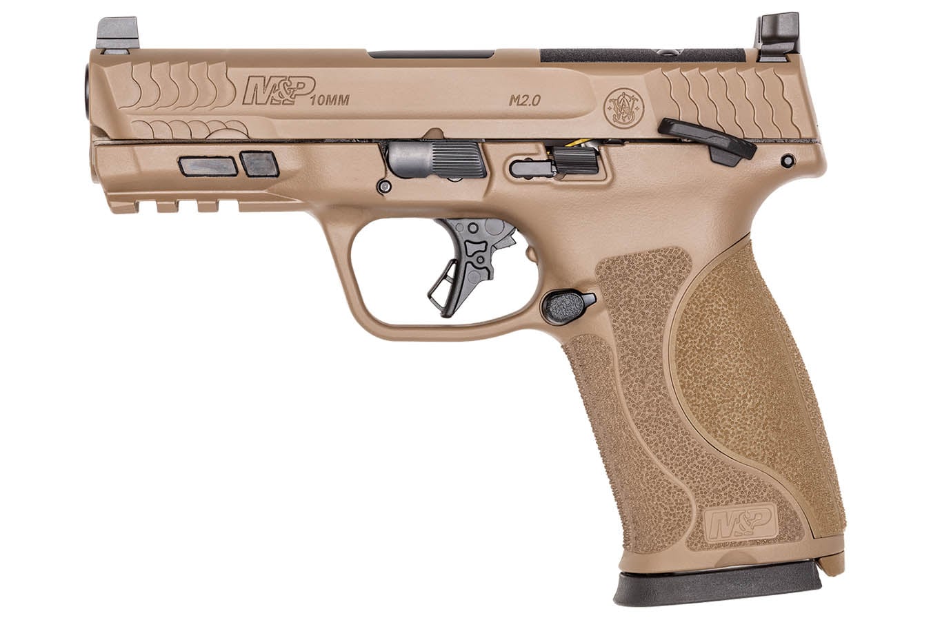 Smith & Wesson MP10 M2.0 Full-Size 10mm Optic Ready Pistol with Flat Dark Earth Finish
