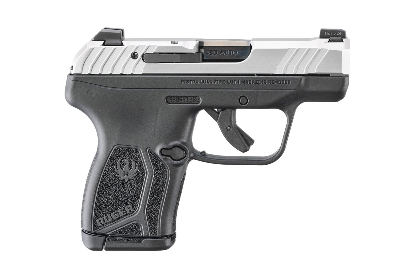 RUGER LCP MAX 380 ACP Pistol with Manual Thumb Safety