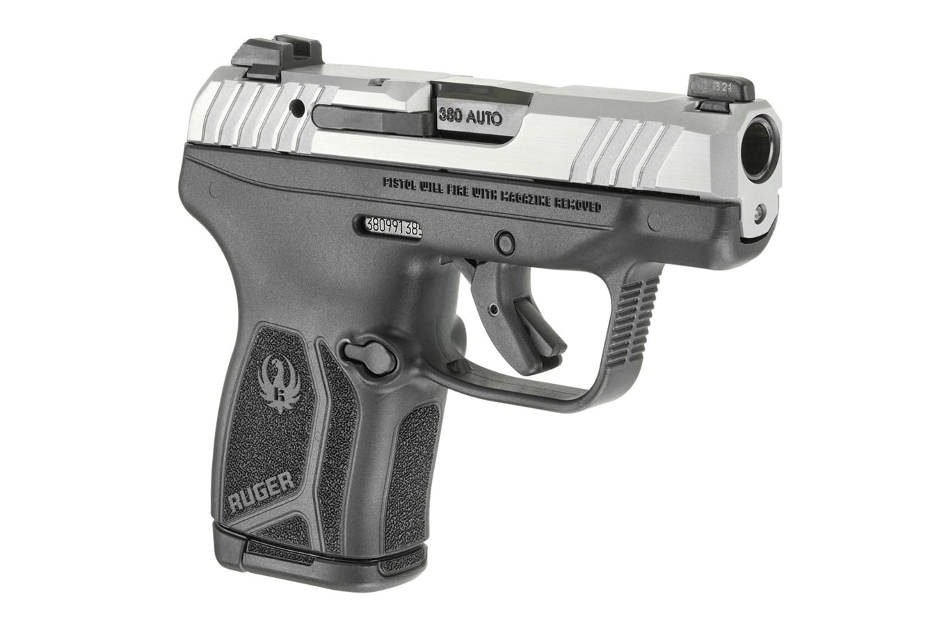 RUGER LCP MAX 380 ACP Pistol with Manual Thumb Safety