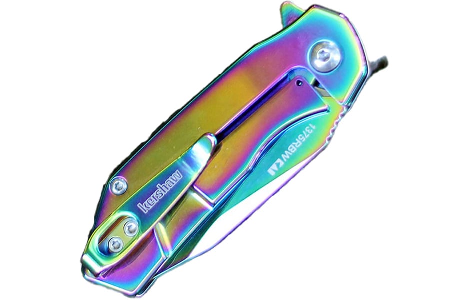 KERSHAW KNIVES Valve Rainbow Stainless Steel 2.25 Inch