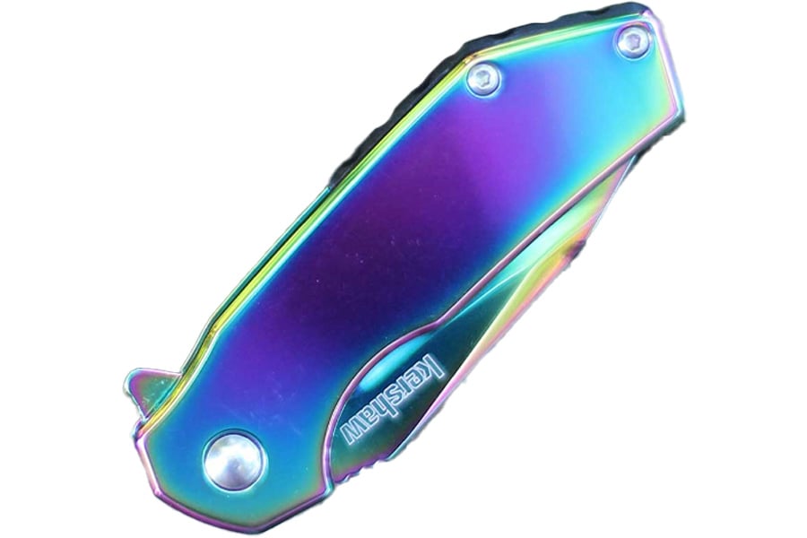 KERSHAW KNIVES Valve Rainbow Stainless Steel 2.25 Inch