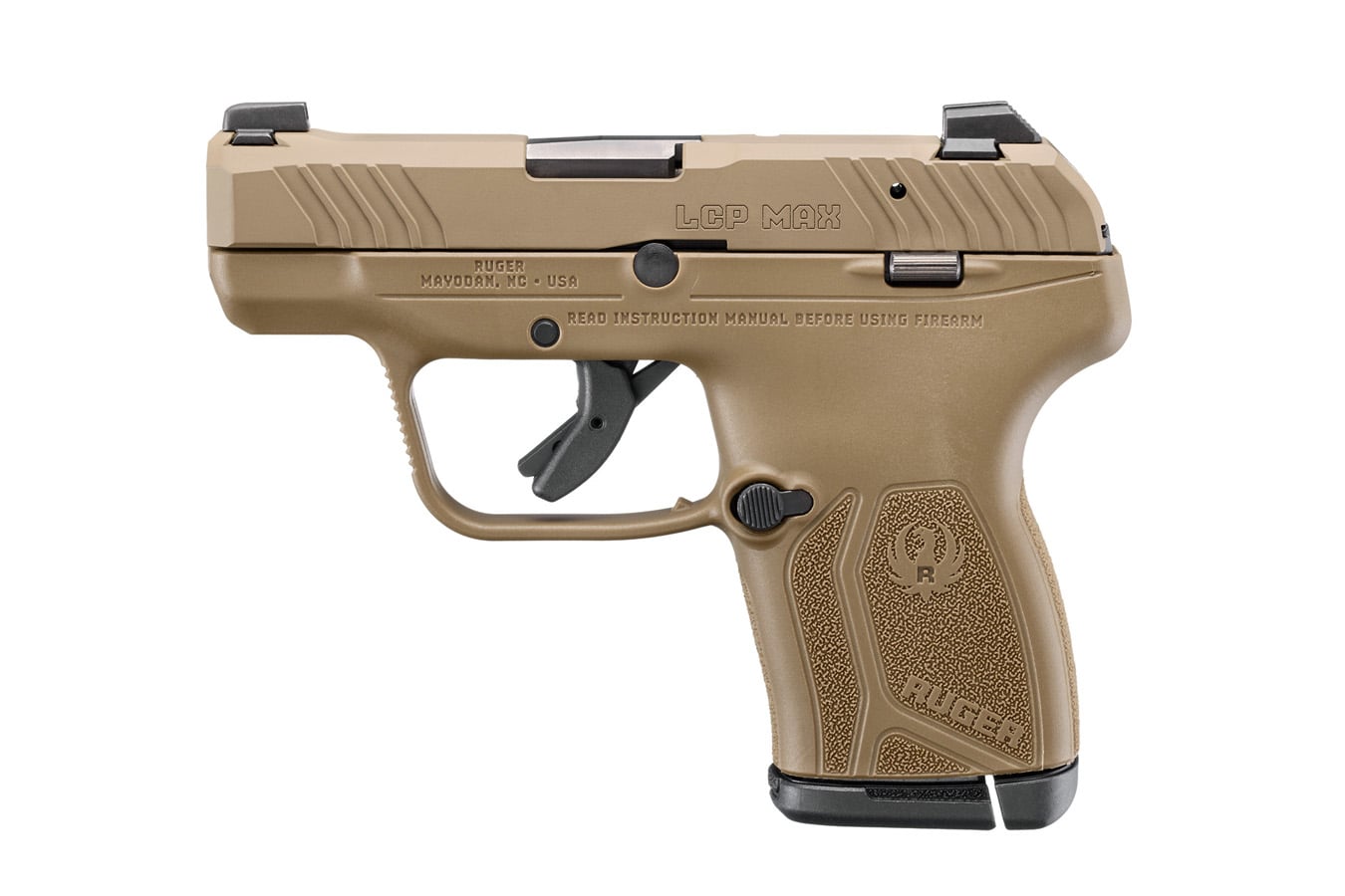 Ruger LCP Max 380 ACP Pistol with FDE Cerakote Finish
