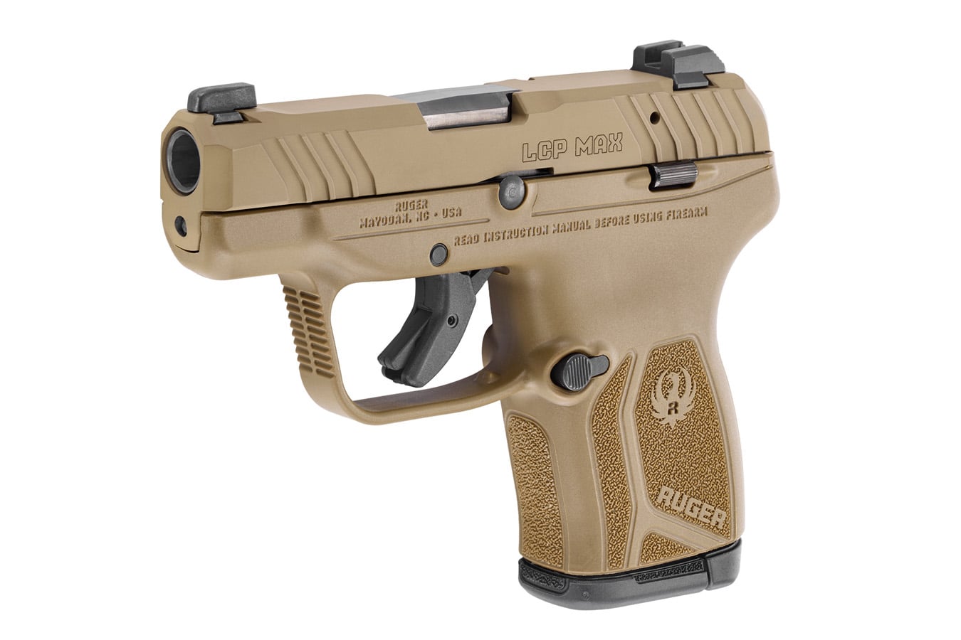 Ruger LCP Max 380 ACP Pistol with FDE Cerakote Finish