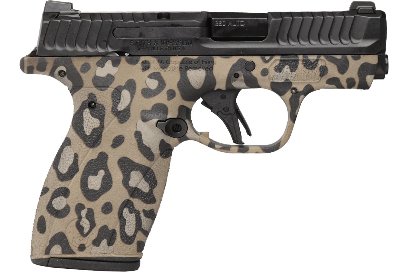 SMITH AND WESSON Bodyguard 2.0 380 ACP Semi-Auto Pistol with Leopard Frame