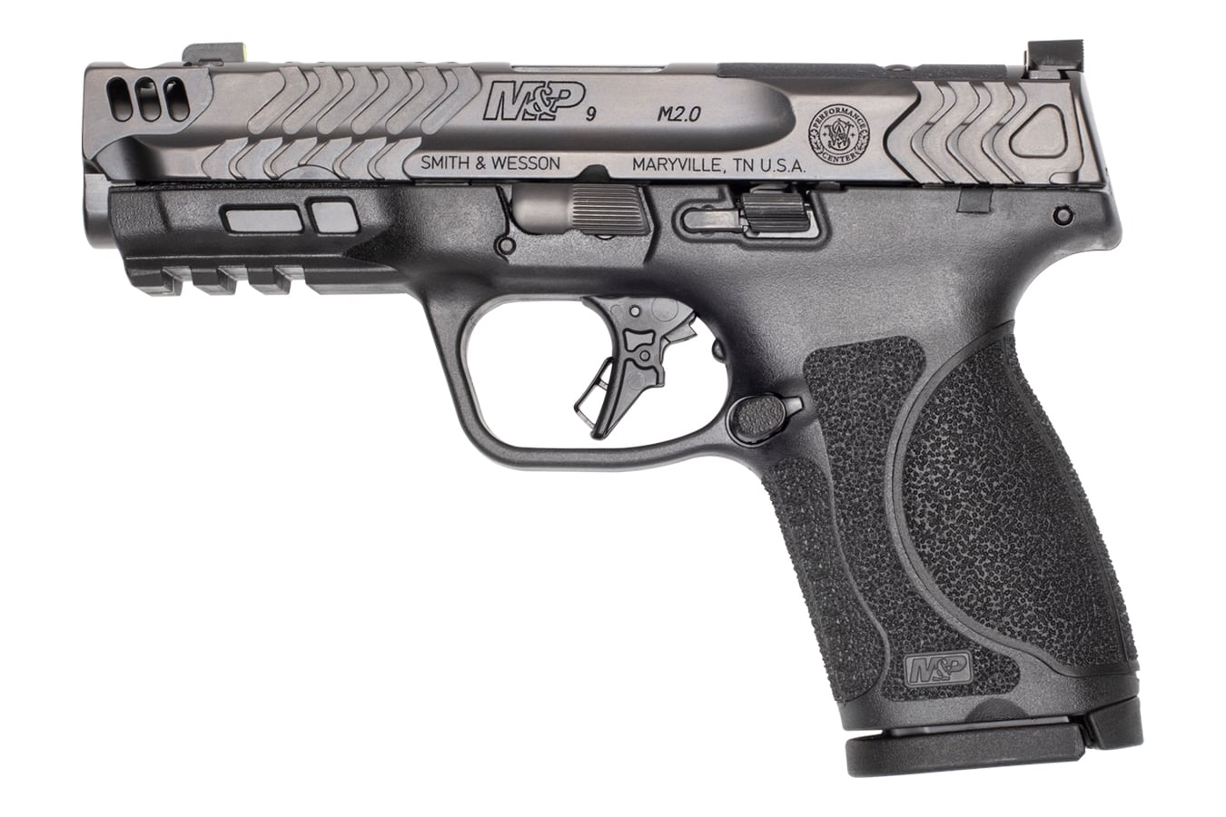 Smith & Wesson MP9 M2.0 Compact Carry Comp 9mm Optic Ready Performance Center Pistol with Porte