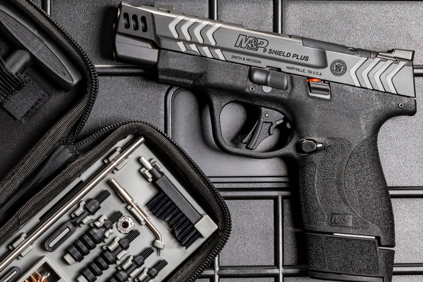 Smith & Wesson MP9 Shield Plus Carry Comp 9mm Optic Ready Performance Center Pistol with Ported