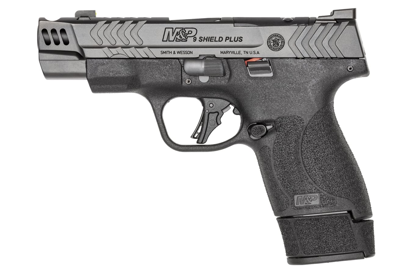 Smith & Wesson MP9 Shield Plus Carry Comp 9mm Optic Ready Performance Center Pistol with Ported