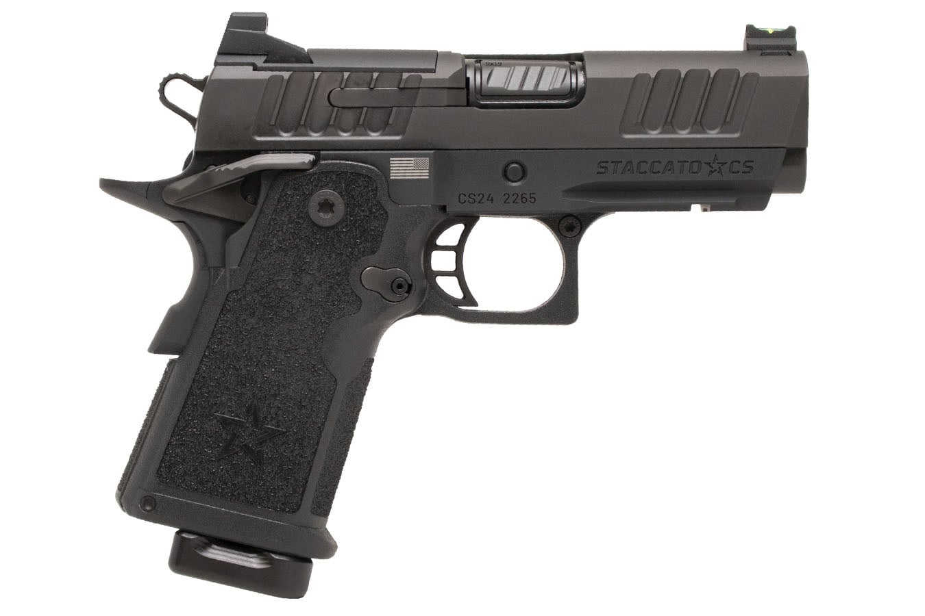 STACCATO CS 2011 9mm Semi-Auto Pistol with Curved Trigger and Aluminum Frame