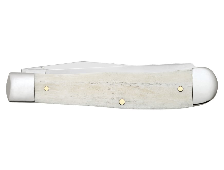 Wrcase Trapper Smooth Folding Pocket Knife (Natural Bone)