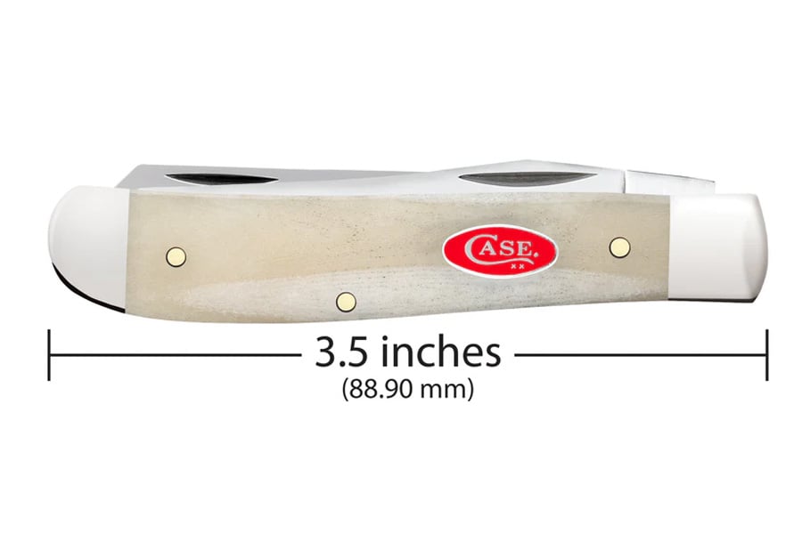 WRCASE Mini Trapper Smooth Natural Bone