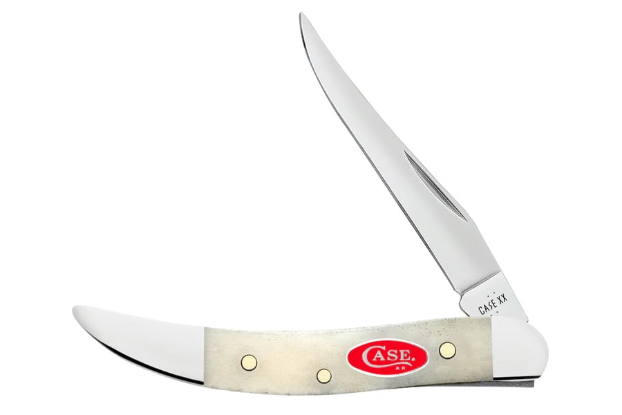 WRCASE Small Smooth Texas Toothpick Natural Bone 