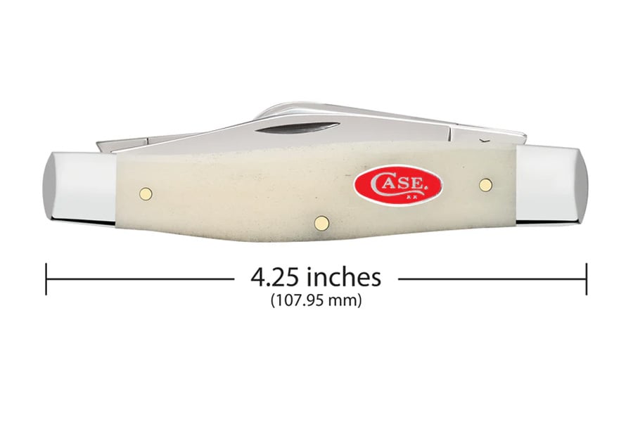 WRCASE Large Smooth Stockman Natural Bone