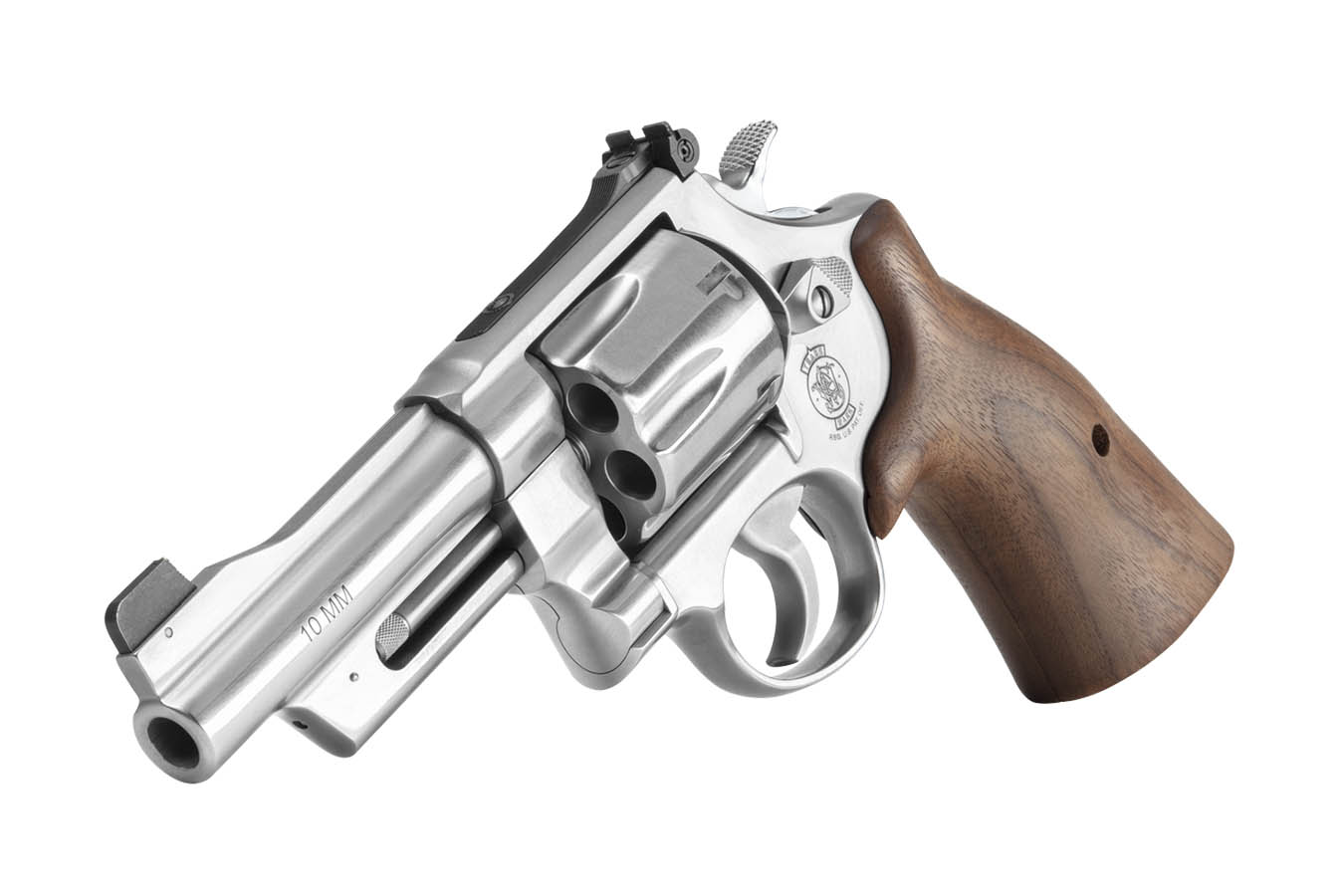 Ruger Revolver Grips - Bear Paw Design For Vaquero, Blackhawk & Wrangler - Brown Polymer