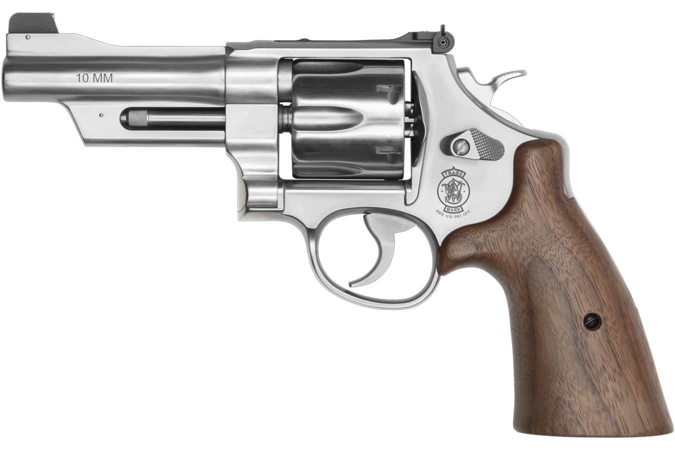 SMITH AND WESSON 610 Mountain Gun 10mm DA/SA Revolver with Walnut Bear Hug Grips