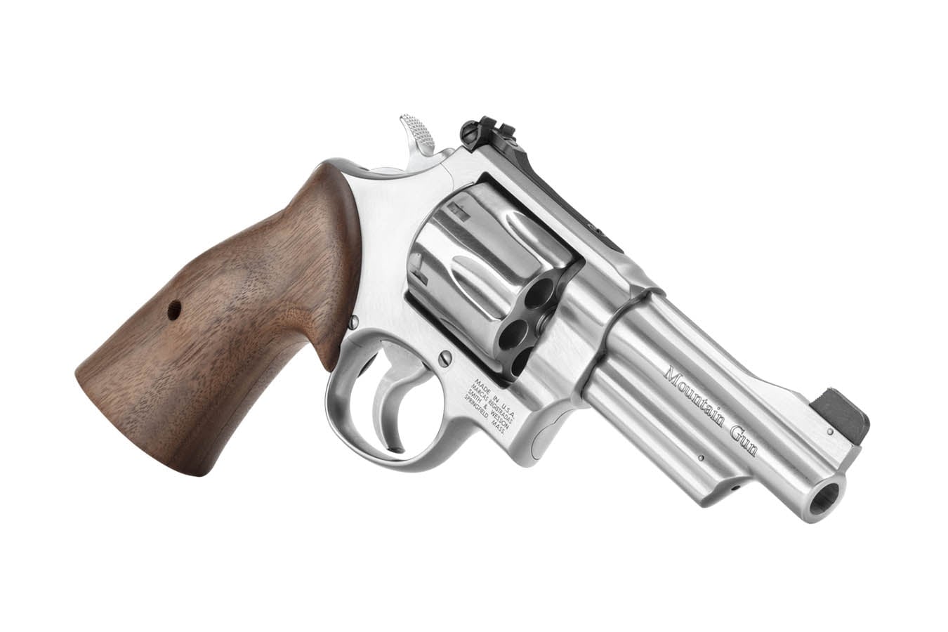 SMITH AND WESSON 610 Mountain Gun 10mm DA/SA Revolver with Walnut Bear Hug Grips