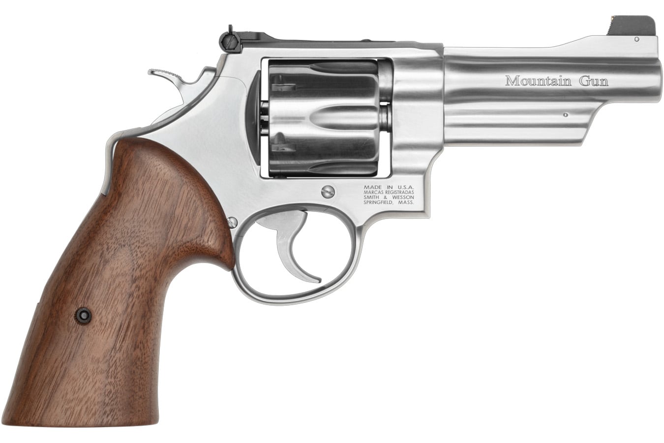 SMITH AND WESSON 610 Mountain Gun 10mm DA/SA Revolver with Walnut Bear Hug Grips