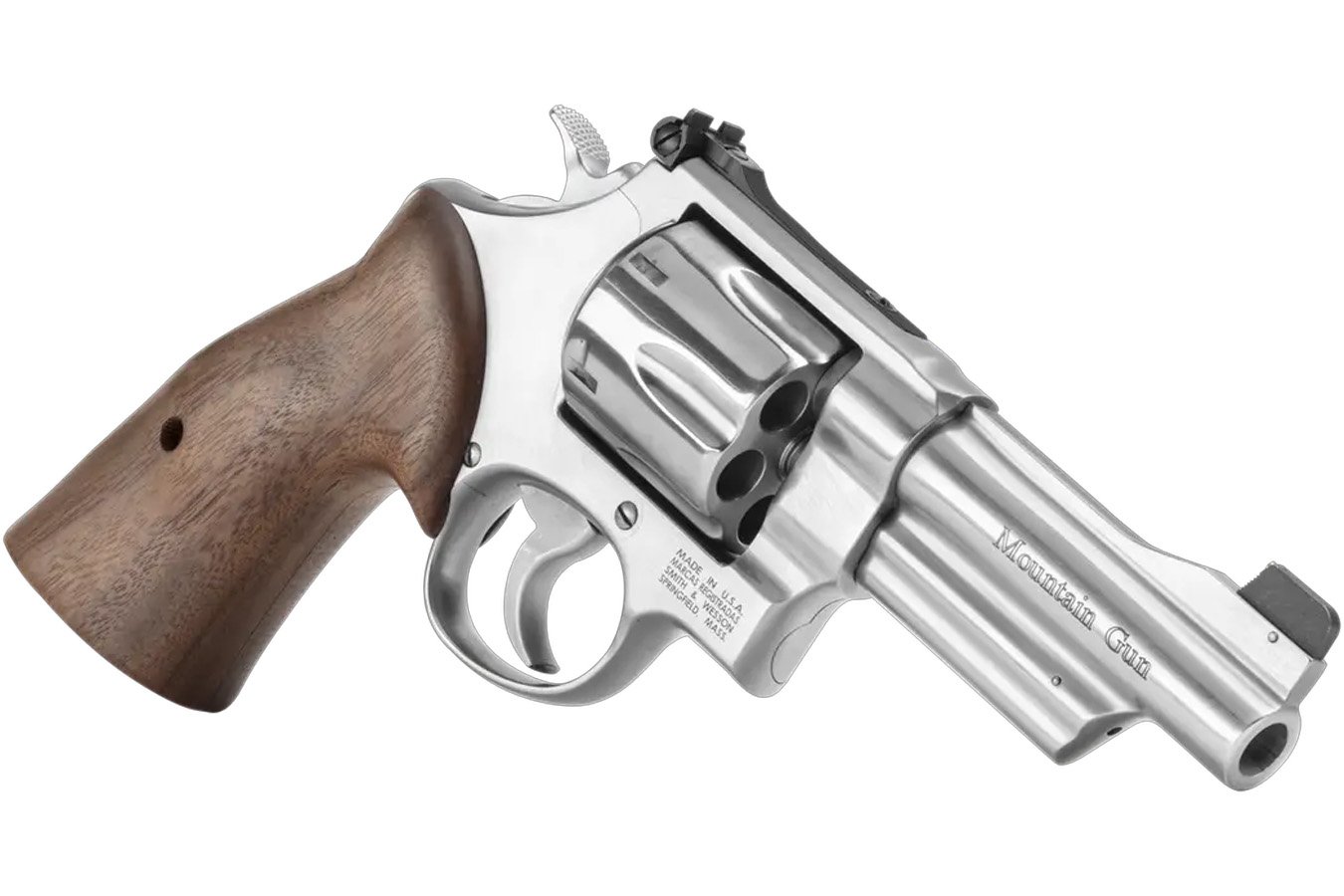 SMITH AND WESSON 610 Mountain Gun 10mm DA/SA Revolver with Walnut Bear Hug Grips