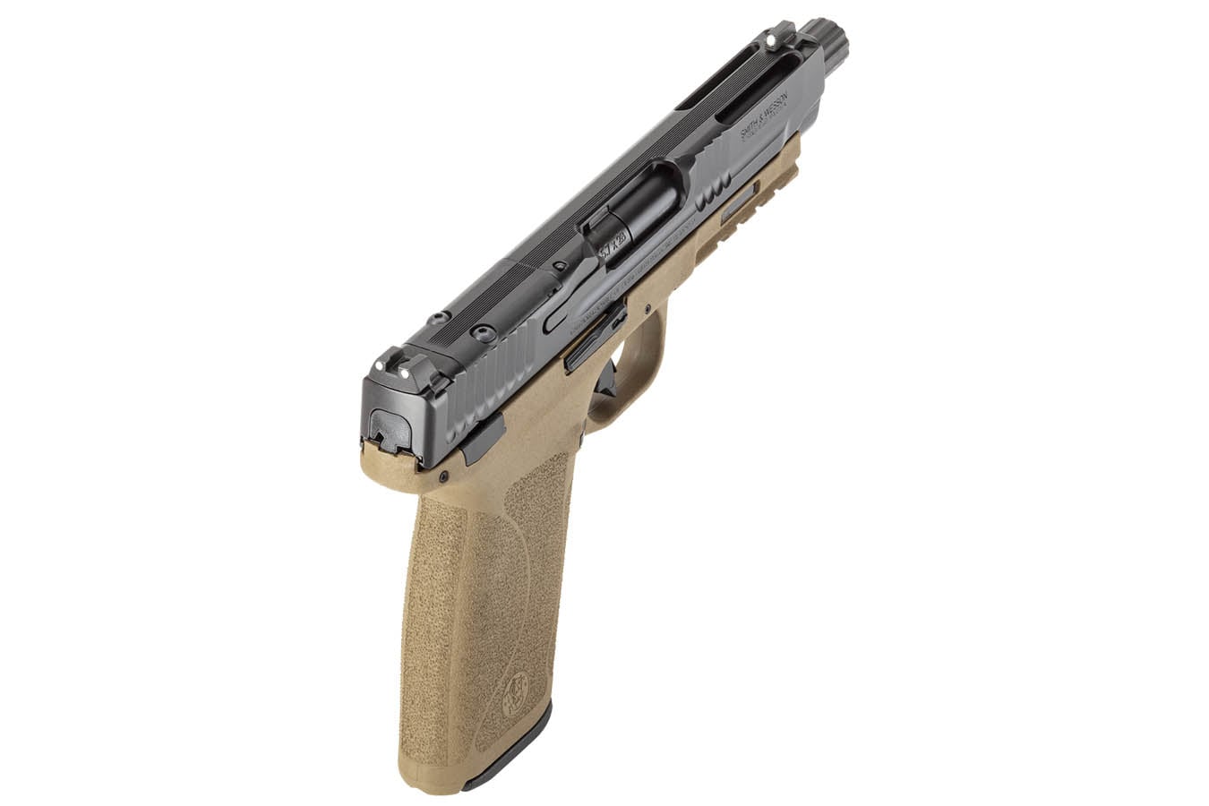Smith & Wesson MP 5.7 5.7x28mm Optic Ready Pistol with Two-Tone FDE Finish and Threaded Barrel
