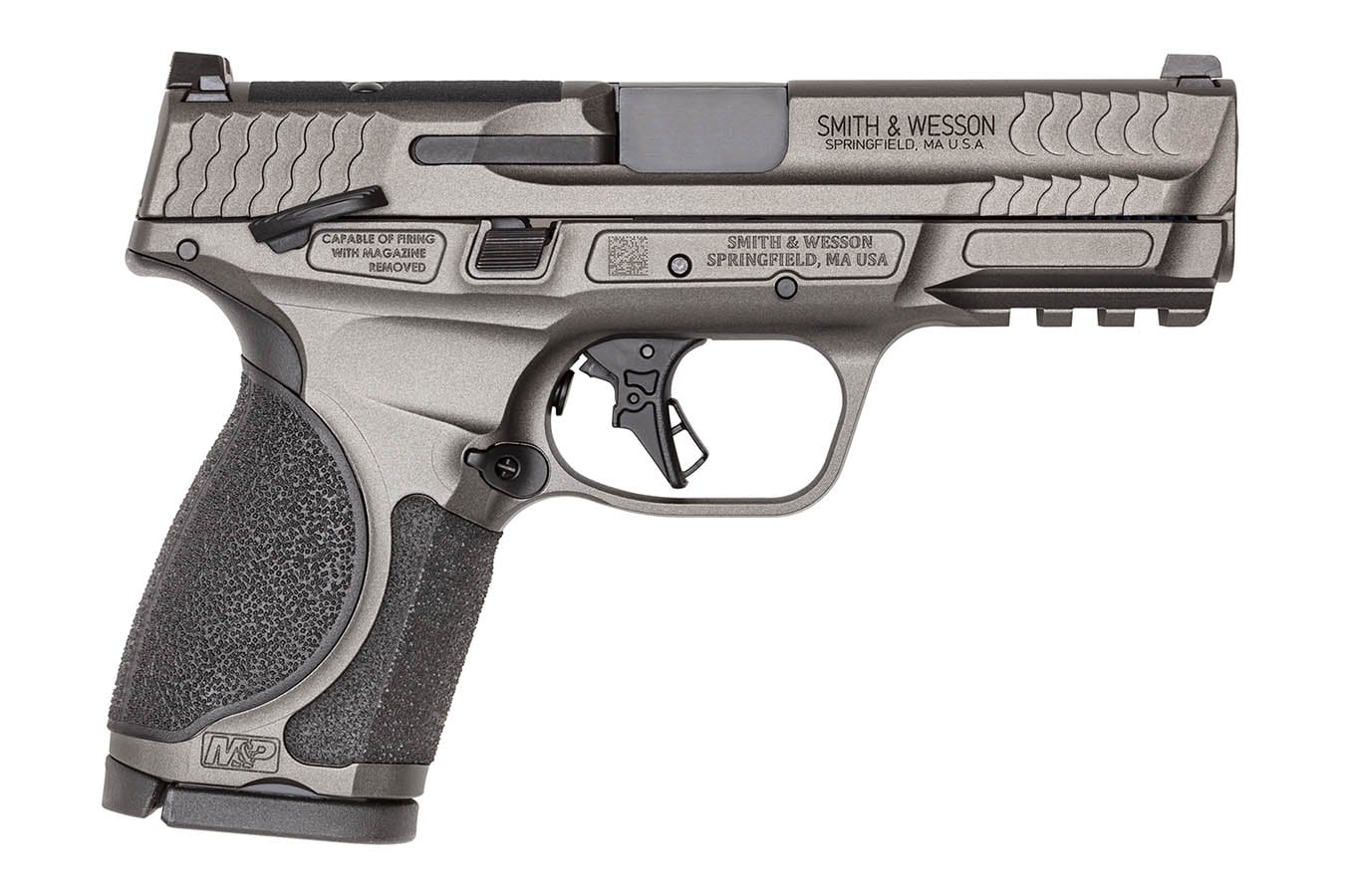 SMITH AND WESSON M&P9 M2.0 Compact Metal 9mm Optic Ready Pistol with Manual Thumb Safety