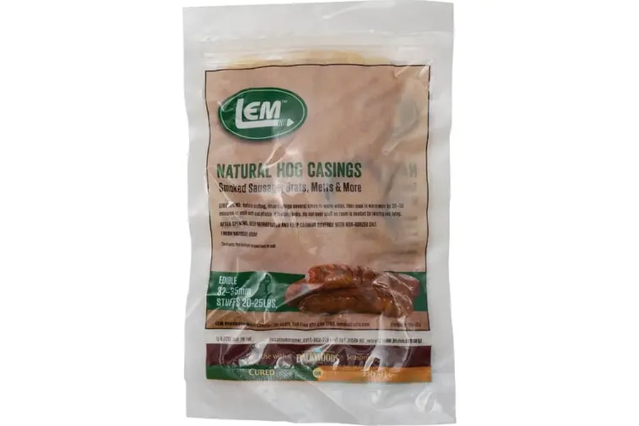 Lem 8Oz Bagged Natural Sausage Hog Casings