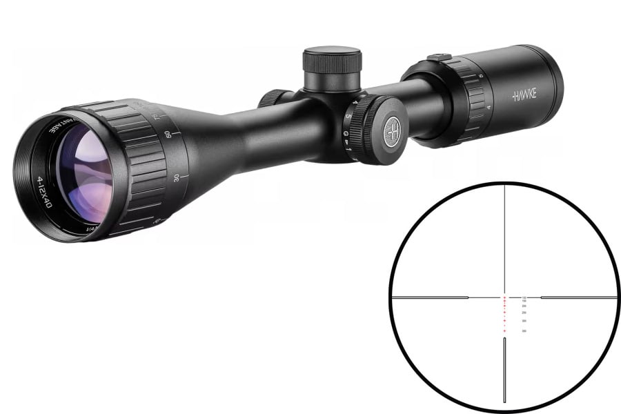 Hawke Vantage IR 4-12x40 Rimfire .17 HMR Reticle