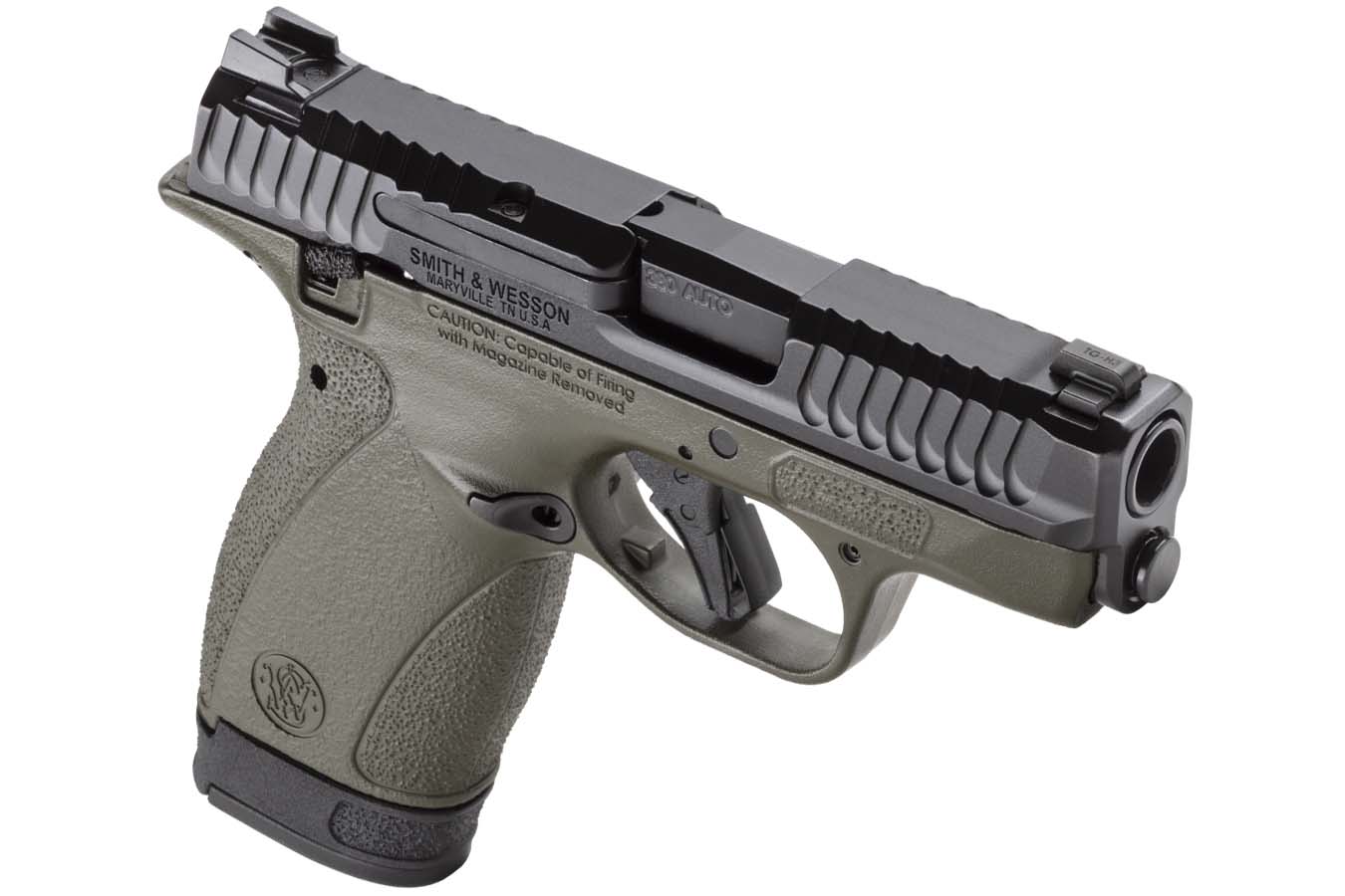 SMITH AND WESSON MP Bodyguard 2.0 380 ACP Semi-Auto Pistol with OD Green Frame