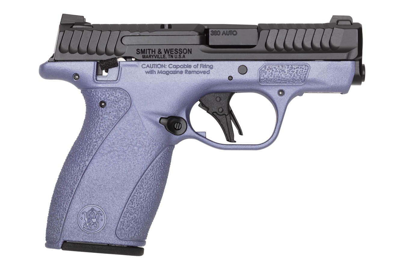 Smith & Wesson Bodyguard 2.0 380 ACP Semi-Auto Pistol with Orchid Purple Grip Frame