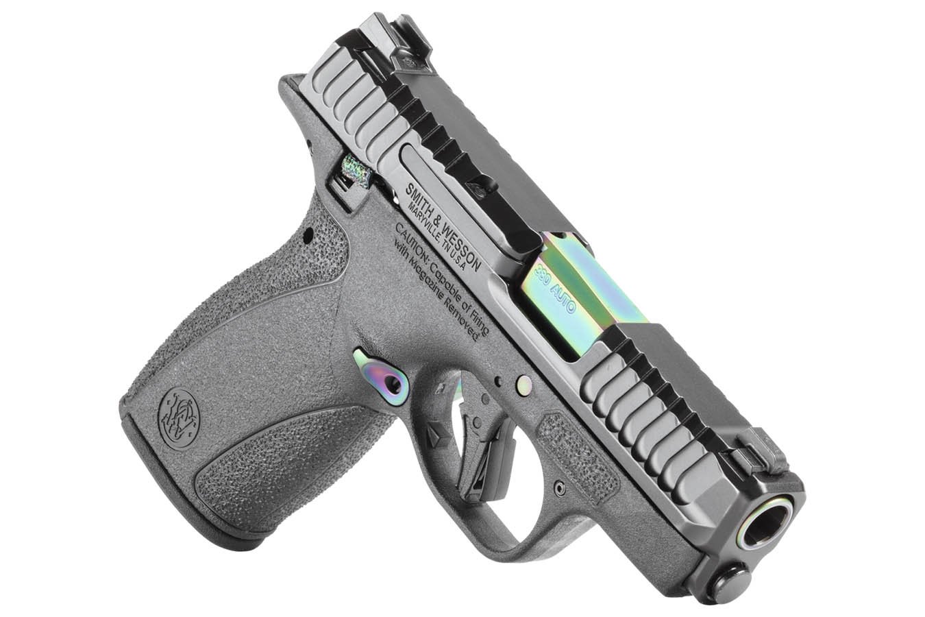 Smith & Wesson Bodyguard 2.0 380 ACP Pistol with Turquoise PVD Barrel and Controls