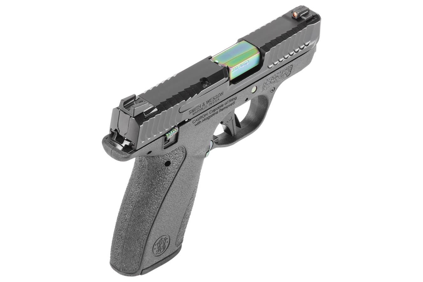 Smith & Wesson Bodyguard 2.0 380 ACP Pistol with Turquoise PVD Barrel and Controls