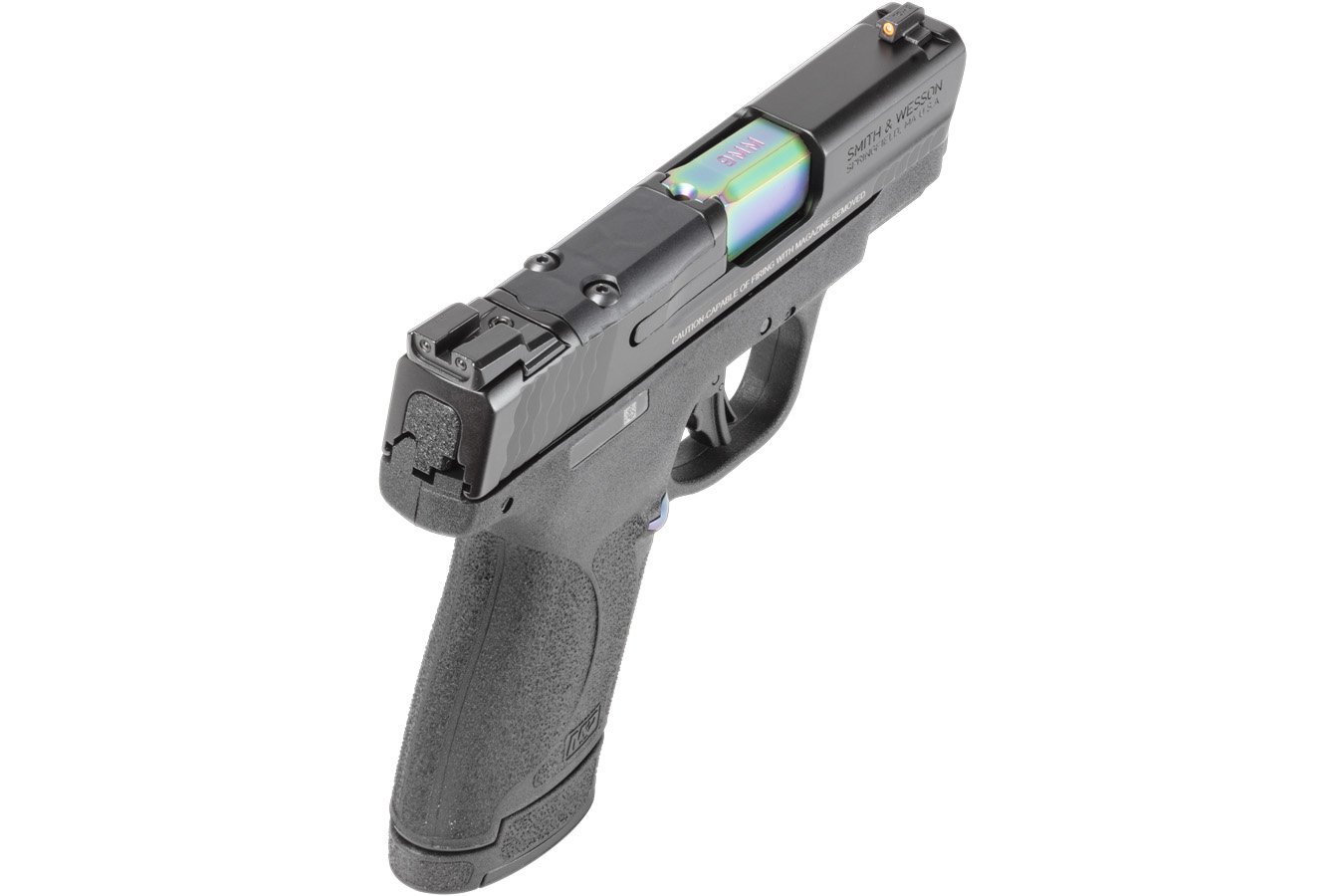 Smith & Wesson MP9 Shield Plus 9mm Optic Ready Pistol with Black and Turquoise PVD Finish