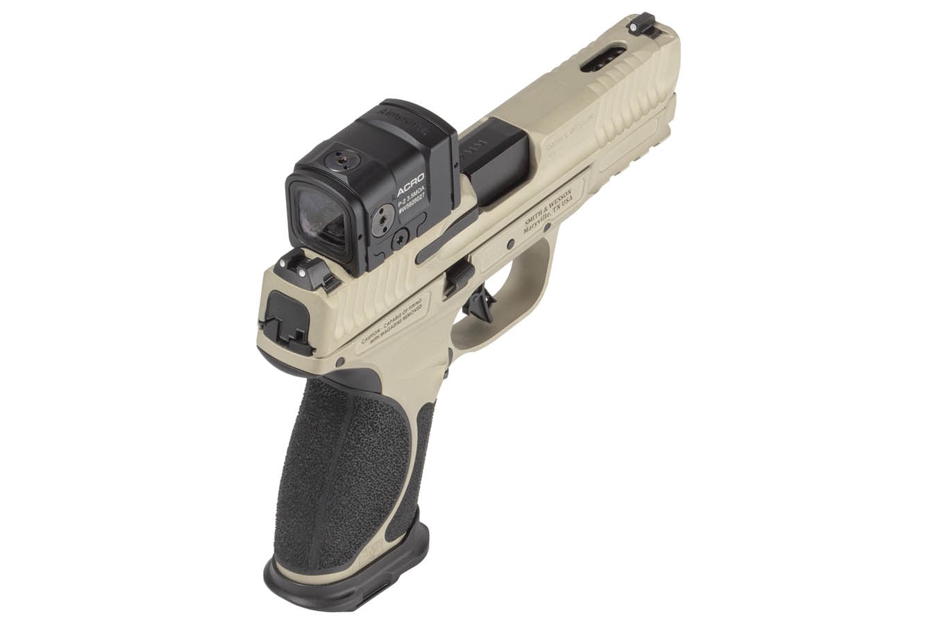 SMITH AND WESSON M&P9 M2.0 Metal Compact 9mm Spec Series VI Pistol with Aimpoint ACRO, Knife Coin and Patch