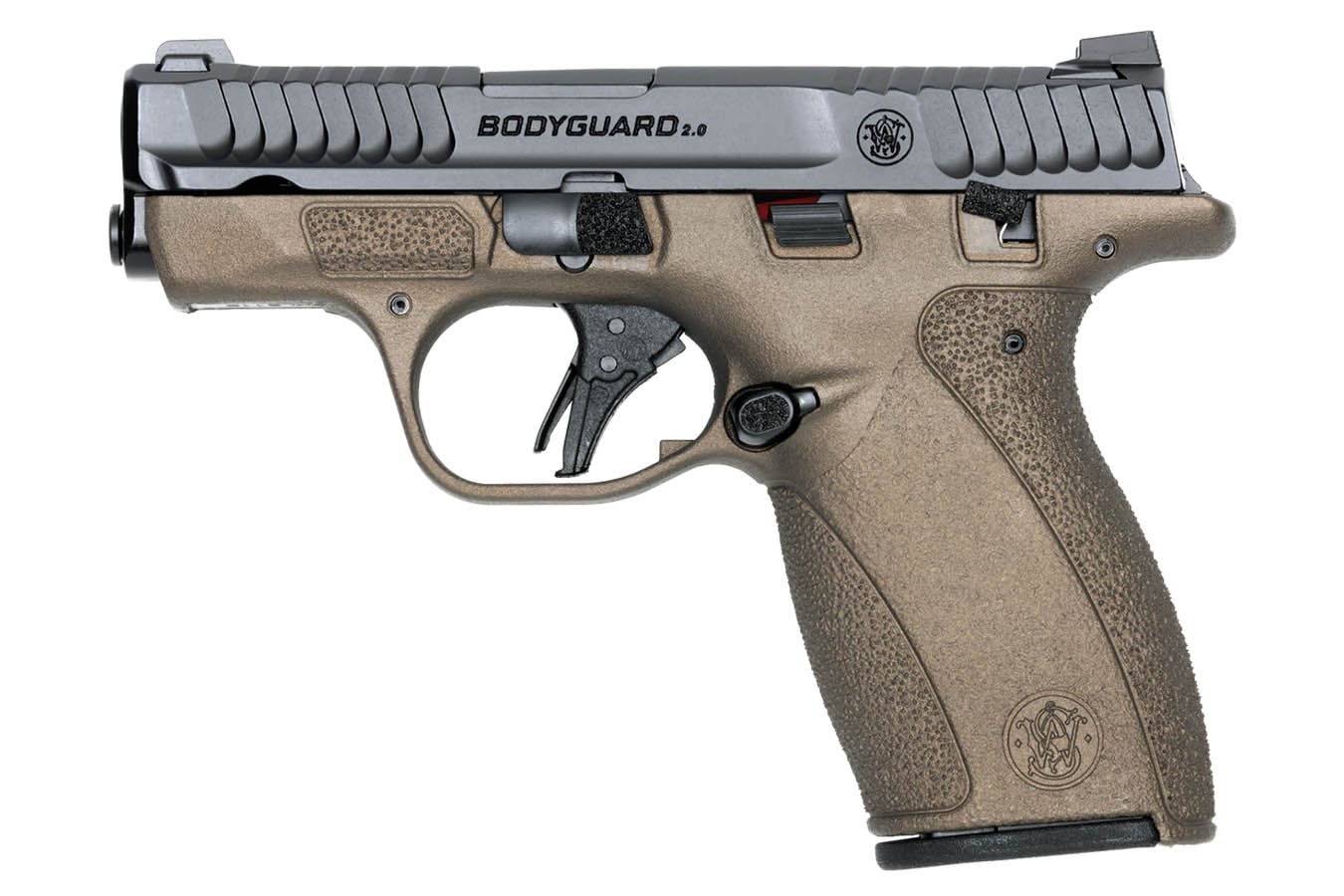 SMITH AND WESSON Bodyguard 2.0 380 ACP Pistol with Midnight Bronze Frame Finish