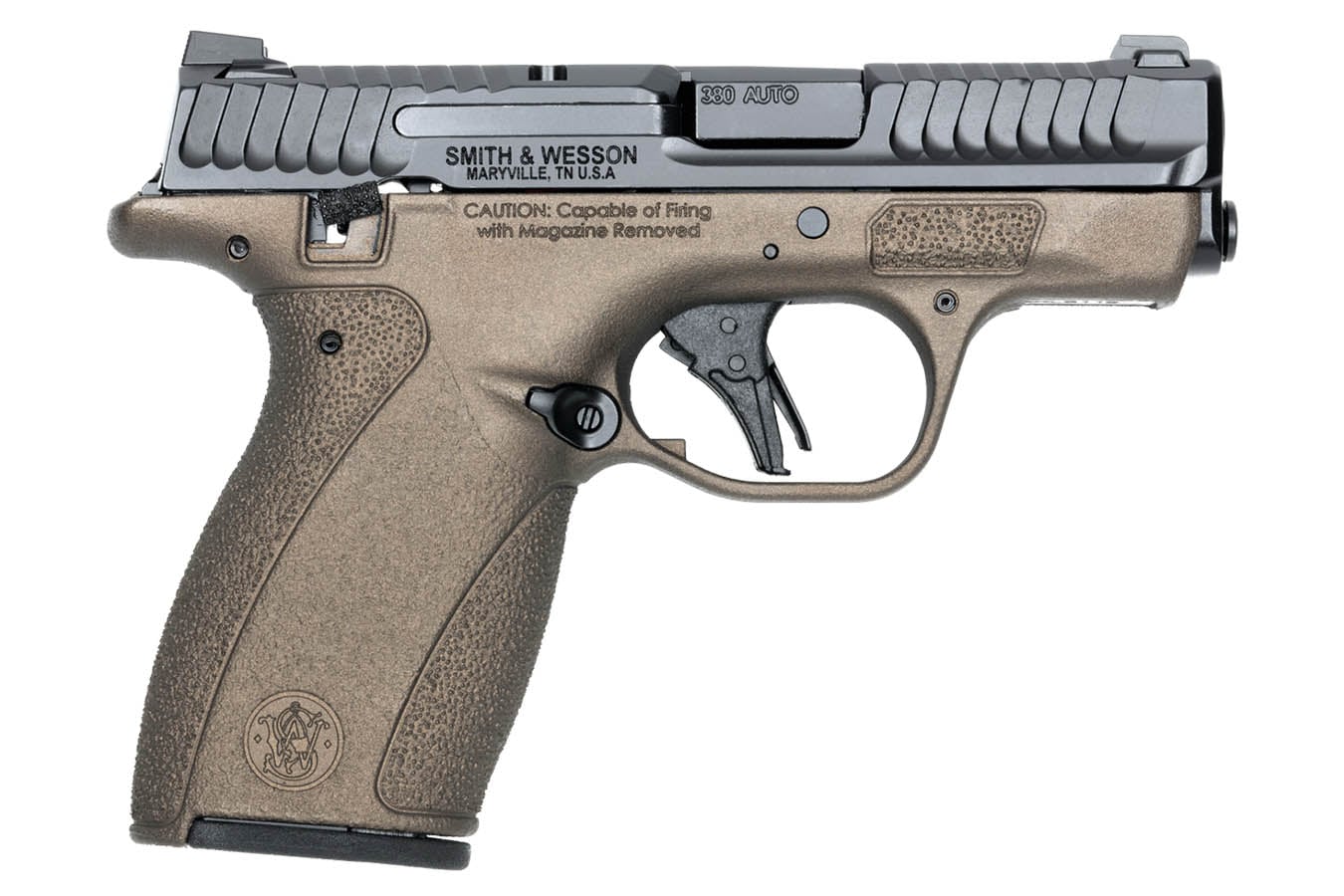 SMITH AND WESSON Bodyguard 2.0 380 ACP Pistol with Midnight Bronze Frame Finish