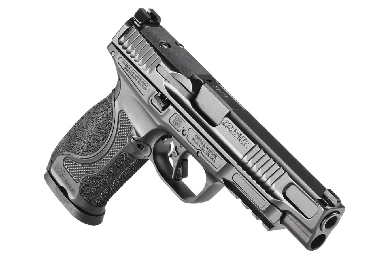 SMITH AND WESSON M&P9 M2.0 Metal HD 9mm Full Size Optic Ready Pistol with 5 Inch Barrel (No Thumb Safety)