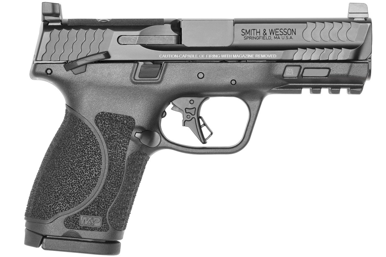 SMITH AND WESSON M&P9 M2.0 Compact 9mm Optic Ready Pistol with Five Magazines and Savior Range Bag