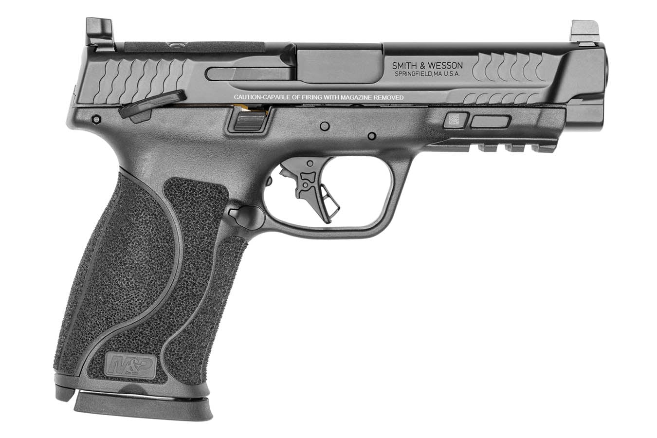 Smith & Wesson MP10mm M2.0 10mm Optic Ready Bundle with Viridian RFX-11 Green Dot, Four Mags and Savior Bag