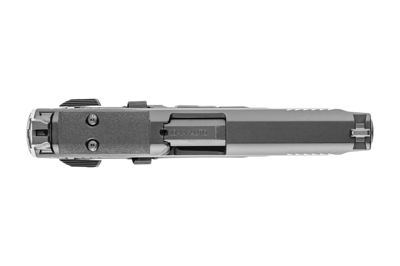 SMITH AND WESSON M&P10mm M2.0 10mm Optic Ready Bundle with Viridian RFX-11 Green Dot, Four Mags and Savior Bag