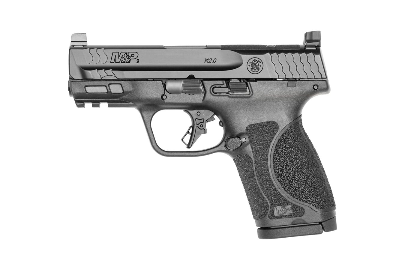 Smith & Wesson MP9 M2.0 Compact Optic Ready 9mm Package with Viridian RFX-11 Green Dot, Five Mags and Savior Bag