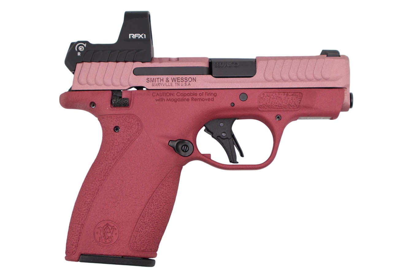 SMITH AND WESSON Bodyguard 2.0 380 ACP Pistol with Viridian RFX1 Green Dot and Two-Tone Blush FInish