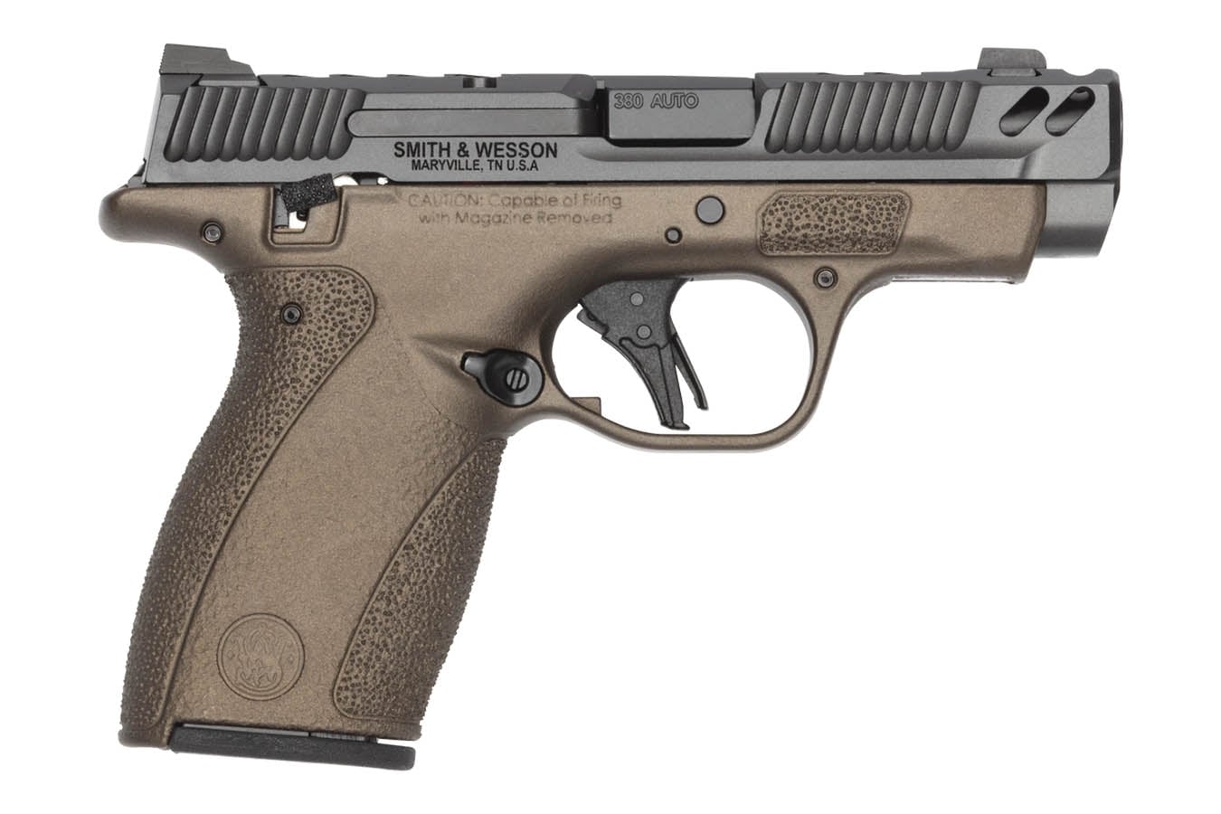 Smith & Wesson Bodyguard 2.0 Performance Center Carry Comp 380 ACP Pistol with Midnight Bronze Finish and Thumb Safety