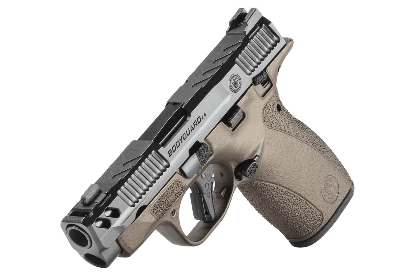 Smith & Wesson Bodyguard 2.0 Performance Center Carry Comp 380 ACP Pistol with Midnight Bronze Finish and Thumb Safety