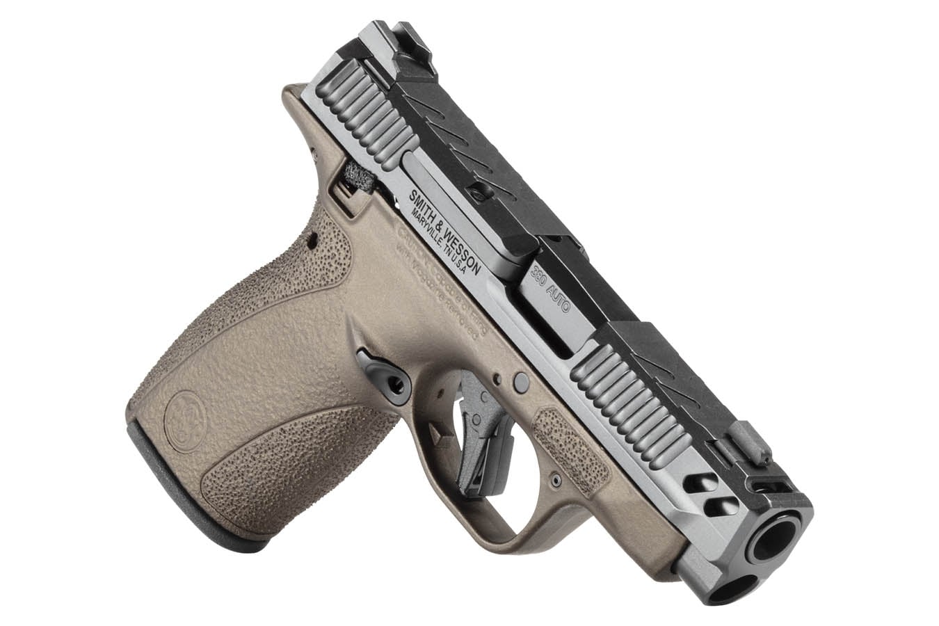 Smith & Wesson Bodyguard 2.0 Performance Center Carry Comp 380 ACP Pistol with Midnight Bronze Finish and Thumb Safety