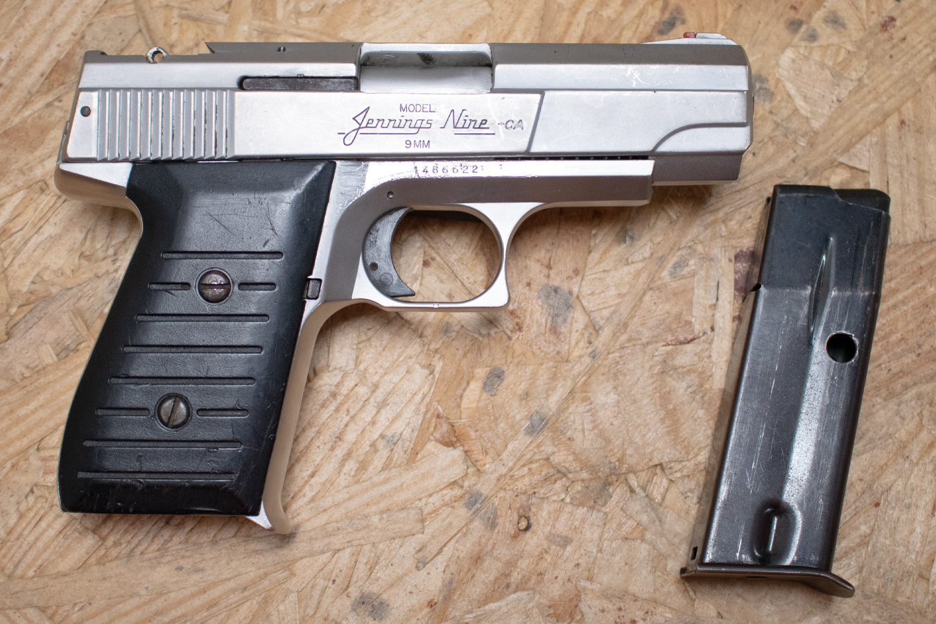 BRYCO Jennings Nine CA 9mm Police Trade-In Pistol