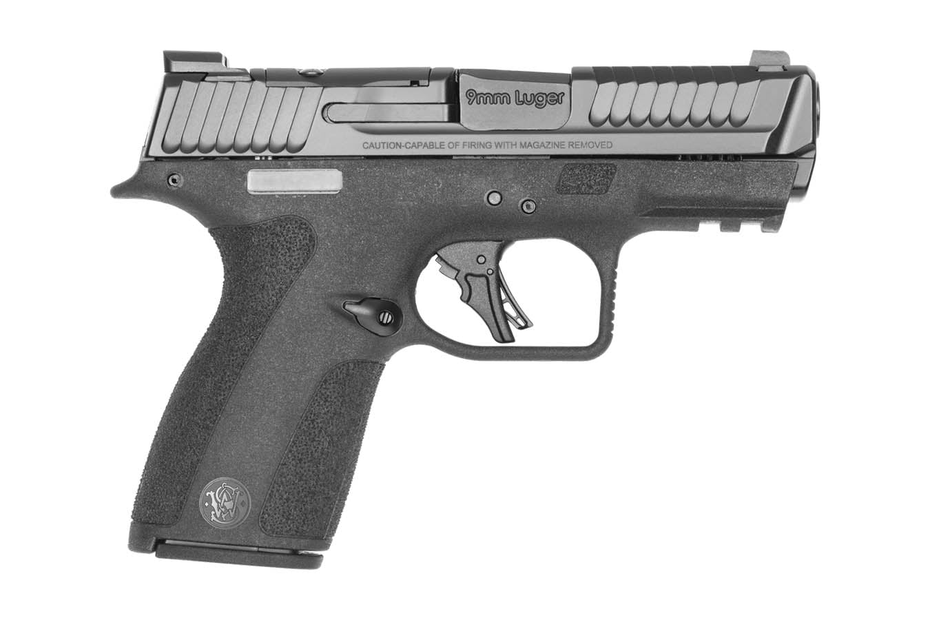 SMITH AND WESSON M&P Shield X 9mm Optic Ready Bundle with Viridian RFX-11 Green Dot, Four Mags and Savior Specialist Carry Bag