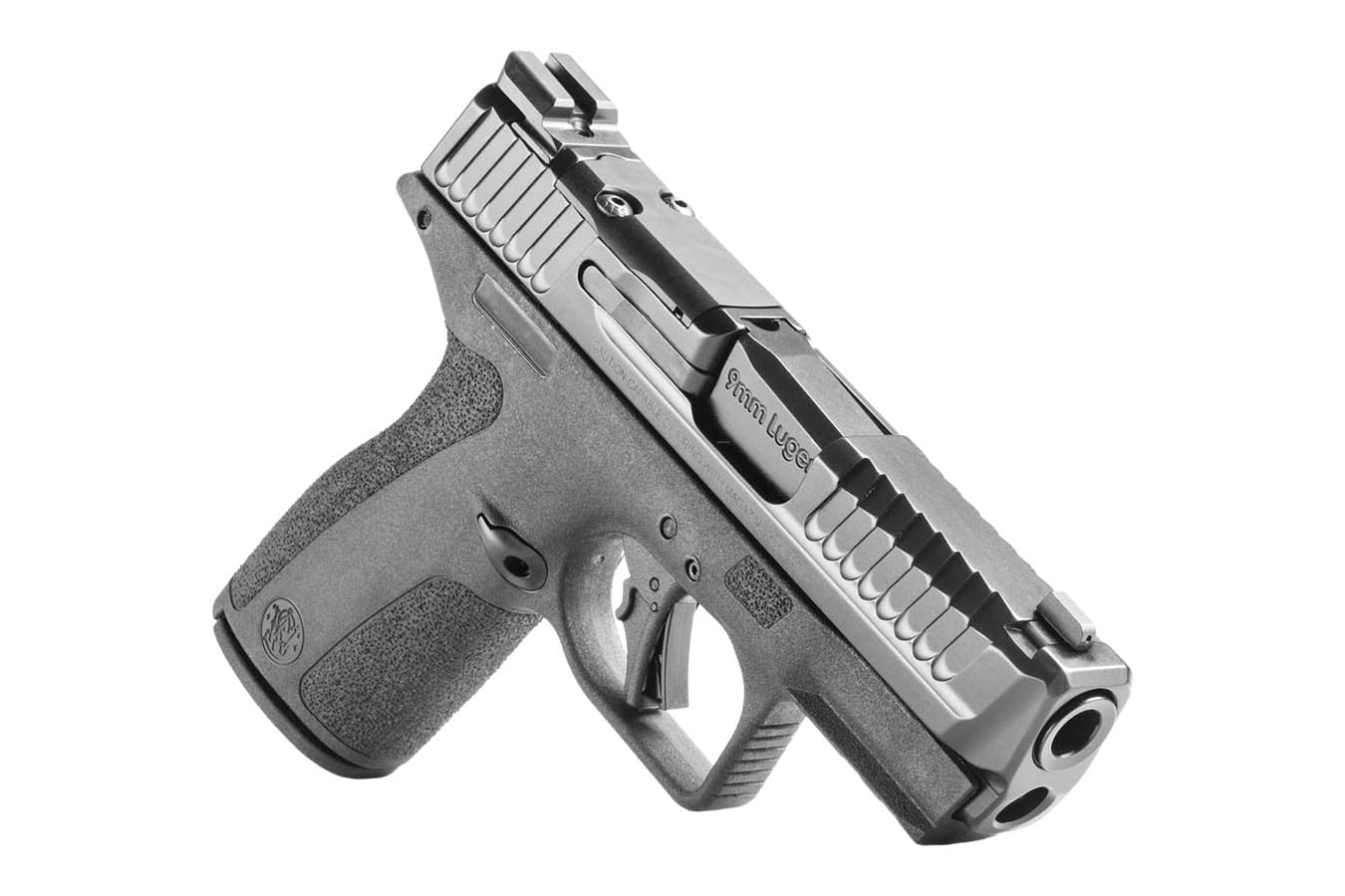 SMITH AND WESSON M&P Shield X 9mm Optic Ready Bundle with Viridian RFX-11 Green Dot, Four Mags and Savior Specialist Carry Bag