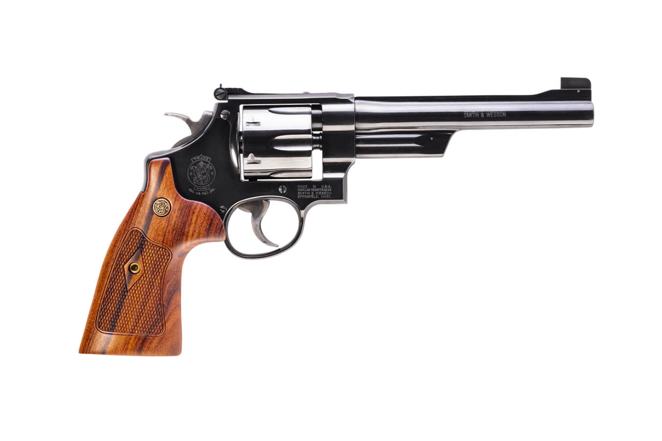 Smith & Wesson Model 27 Classic 357 Magnum with Square Butt Walnut Grips