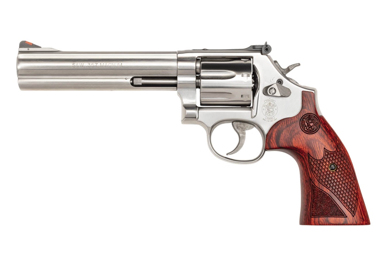 Smith & Wesson 686 Deluxe Talo Exclusive 357 Magnum Revolver with Textured Wood Grips