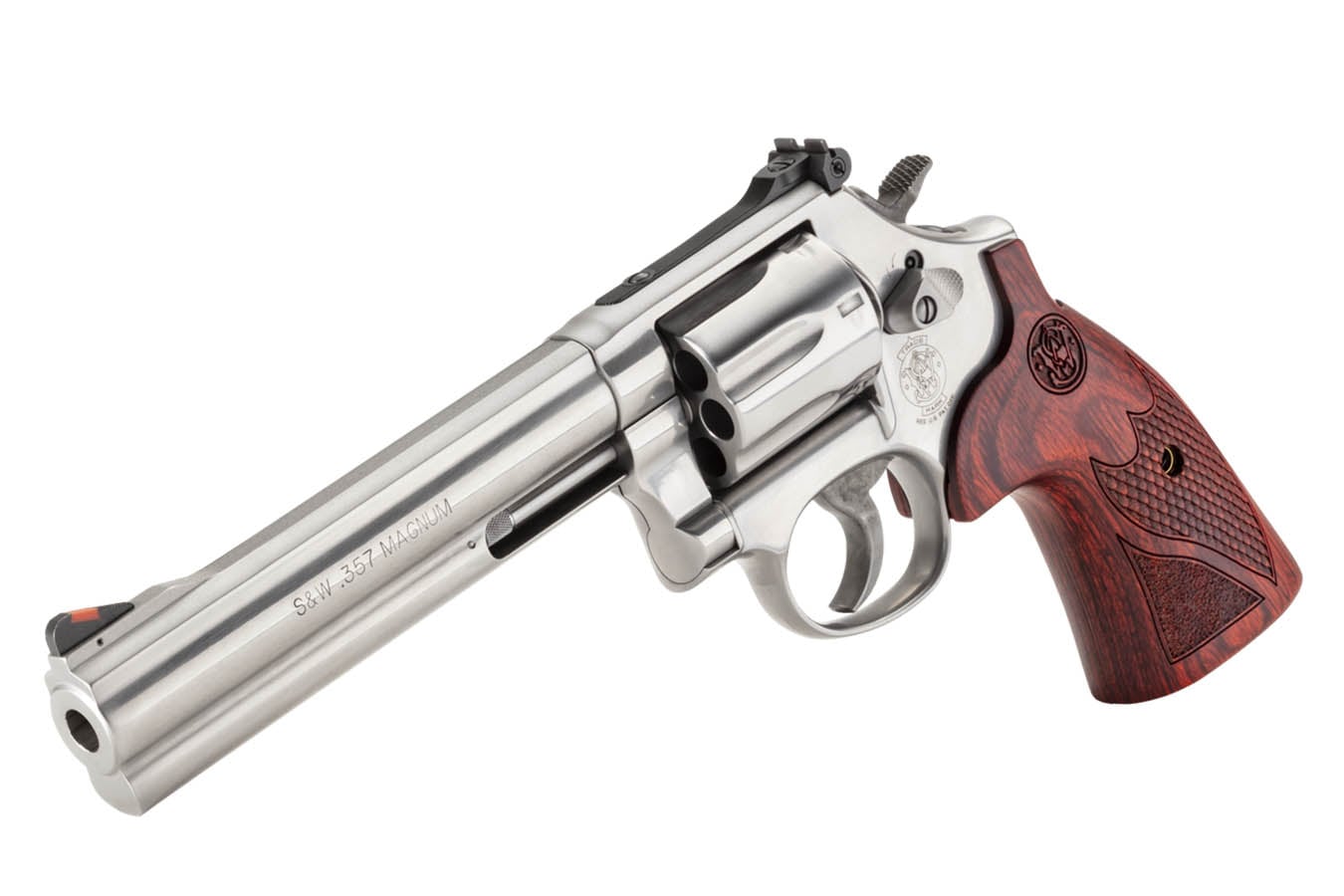 Smith & Wesson 686 Deluxe Talo Exclusive 357 Magnum Revolver with Textured Wood Grips