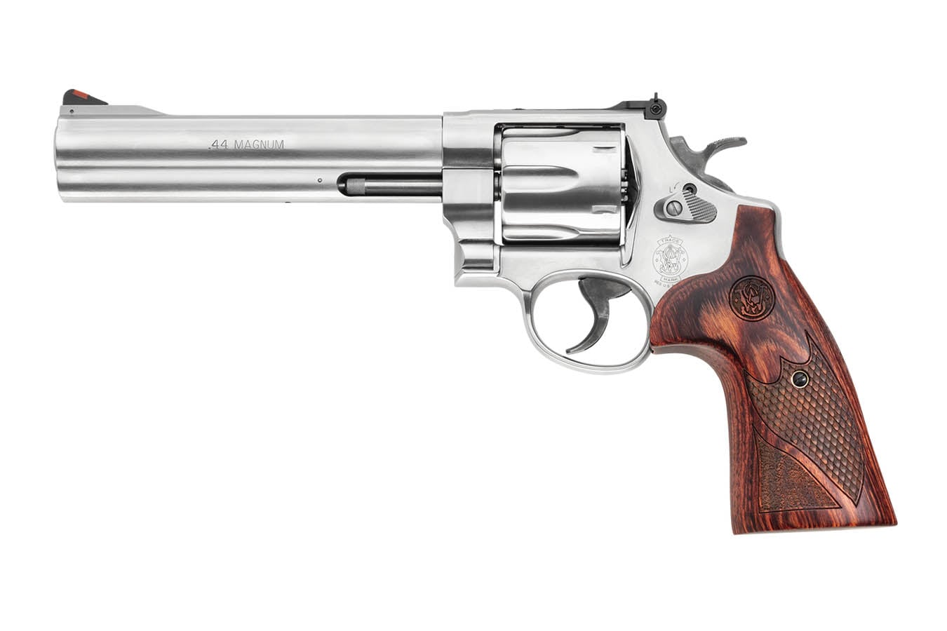 SMITH AND WESSON 629 Deluxe 44 Magnum Revolver with Textured Wood Grips