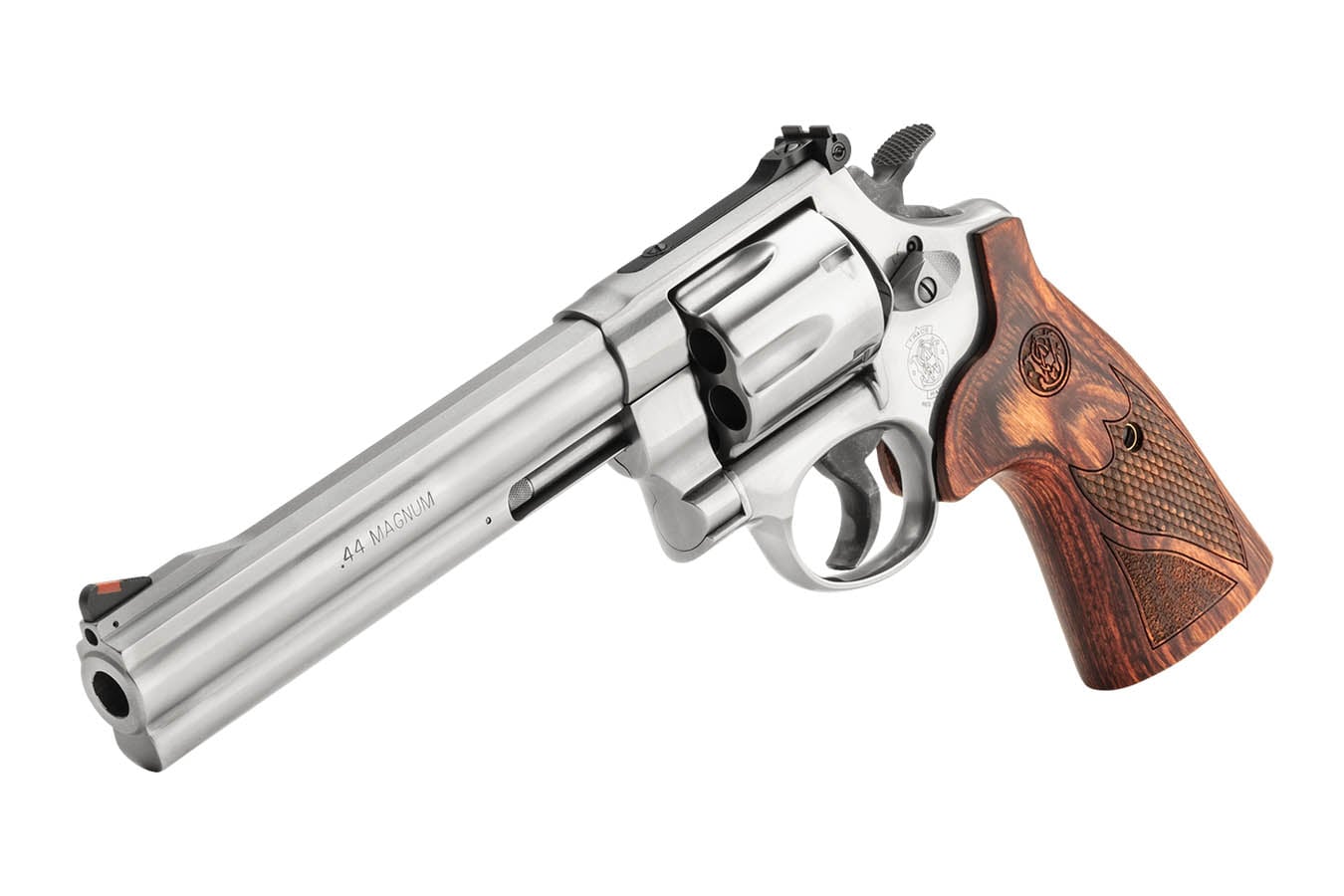 SMITH AND WESSON 629 Deluxe 44 Magnum Revolver with Textured Wood Grips
